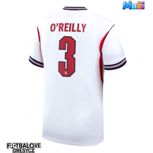 Anglie Nico O'Reilly #3 Domácí Dres MS 2026 Krátký Rukáv Anglie Nico O'Reilly #3 Domácí Dres MS 2026 Krátký Rukáv